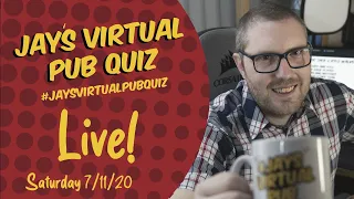 Virtual Pub Quiz, Live! Saturday 7th November