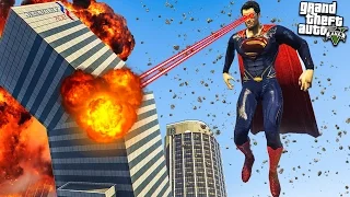 ГТА 5 МОДЫ НОВЫЙ СУПЕРМЕН АТАКУЕТ ГОРОД! ОБЗОР МОДА В GTA 5! ИГРЫ ГТА МИР МОДОВ ВИДЕО ДЛЯ ДЕТЕЙ!