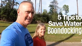 How to Save Water Boondocking - Full Time RV Living