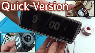 Trying to FIX: Flip Clock Radio (QUICK VERSION)