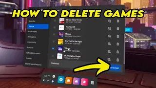 Oculus Quest 2 : How to Delete Games & Apps