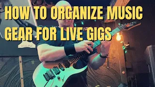 Gigging Guitarist Tips: How to Organize Your Live Music Gear for Solo Gigs