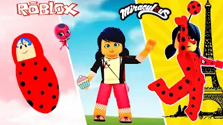 CICLO DE VIDA DA LADYBUG HISTORINHA NO ROBLOX 🐞 Miraculous RP