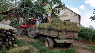 Baliranje, transport i istovar lucerke! Baliranje pokisle lucerke-2022