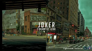 Joker Cinematic Look | Free Lightroom Preset | Free DNG.