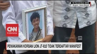 Pemakaman Korban Lion Air JT 610 tidak Terdaftar Manifest