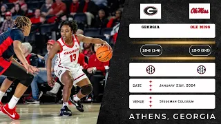 Georgia vs Ole Miss | SEC | 1.21.24