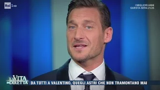 Da Francesco Totti a Valentino Rossi, quegli astri intramontabili - La Vita in Diretta 05/05/2017