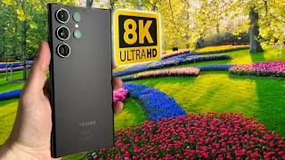 Samsung S23 Ultra 8K Video Footage in Keukenhof