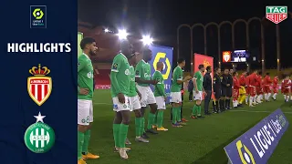 AS MONACO - AS SAINT-ÉTIENNE (2 - 2) - Highlights - (ASM - ASSE) / 2020-2021