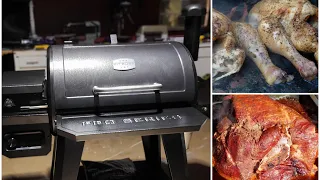 The Pit Boss Pro Series 850 Pellet Grill...Unboxing,Priming ,First Start, Burn Off & Review!