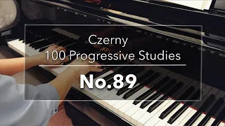 ツェルニー100番練習曲 89番 ( Czerny op.139, No.89, from 100 Progressive Studies )