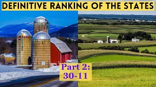 Definitive Ranking of the States Part 2: 30-11