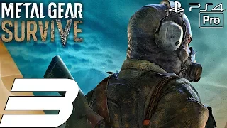 Metal Gear Survive - Gameplay Walkthrough Part 3 - Wormhole Digger (Full Game) PS4 PRO