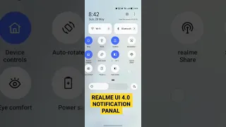 realme new update new notification panel realme realmeui 4.0 notification settings #update #realme