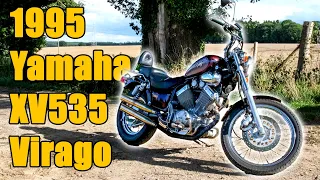 Motorcycle Review - 1995 Yamaha XV535 Virago - Everyone's favourite half-size Harley