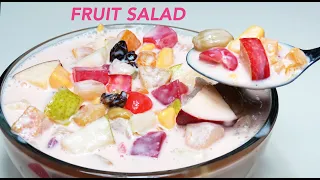 FRUIT SALAD FILIPINO STYLE | CREAMY FRUIT SALAD