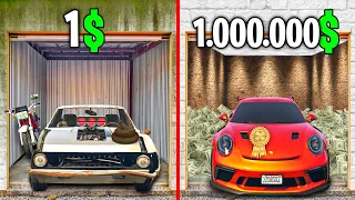 COMPRO AUTO ALL'ASTA: GARAGE da 1$ a 1,000,000$ in GTA 5 RP!