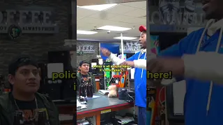 Drunk Customer Won’t Leave! (Police Called) #shorts