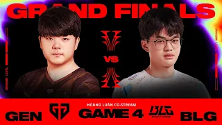 [19.05.2024] GEN vs BLG | Game 4 | CHUNG KẾT | MSI 2024