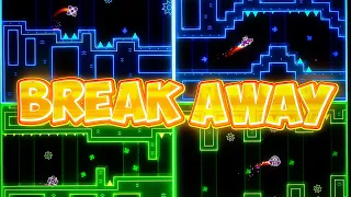 "Break Away" by AleXins [ALL COINS] | Geometry Dash Daily #1222