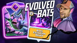 I Am a Bat... BATS EVOLUTION DRAFT CHALLENGE in Clash Royale