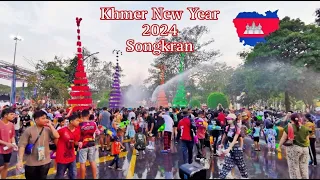 Amazing Khmer New Year 2024, Happy New Year, Dragon, Sangkran Siem Reap, Cambodia 2024 4K