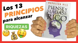 💰Napoleon Hill PIENSE Y HÁGASE RICO en Español Resumen [13 principios] 💰