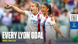 Every Goal During Olympique Lyonnais' Victorious 2021-22 UEFA Women's Champions League Campaign