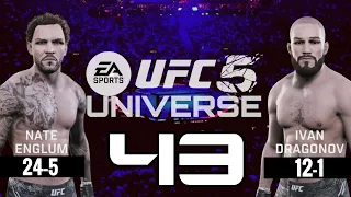 UFC 5 Universe Mode - Part 43 -  NASTY NATE V IVAN DRAGONOV 3