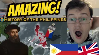 British Guy Reacts to HISTORY OF THE PHILIPPINES in 12 minutes - 'Amazing!'