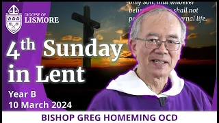 Catholic Mass Today Fourth Sunday in Lent 10 March 2024 Bishop Greg Homeming Lismore Australia