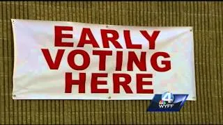 Early voting gets underway in North Carolina
