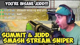 Summit1g & Judd INSANE COMEBACK VS. TRASH TALKING Snipers!!