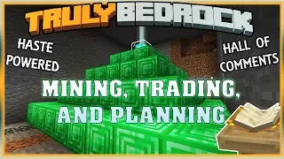 Truly Bedrock S1 EP09 : Mining, Trading, and Planning [ Minecraft, MCPE, Bedrock Edition ]