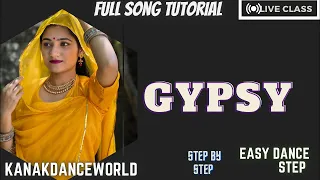 Liveclass ||ft.kanaksolanki ||Gypsy song full tutorial step by step || kanakdanceworld |Haryanvisong