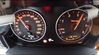 BMW 218d 150 HP 0-100 km/h acceleration