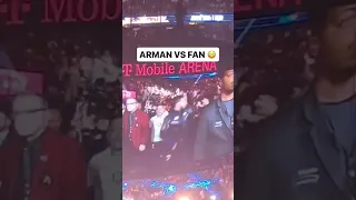 Arman Tsarukyan punched a fan during his walkout to fight Charles Oliveira 😅 #UFC300