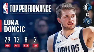 Luka Doncic Stuffs The Stat Sheet In Minnesota | January 11, 2019