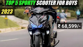 Top 5 Best Sporty Scooter for Boys/Men in 2023🔥 | For College & Office | Price | Scooter for boys