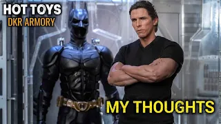 HOT TOYS DARK KNIGHT RISES ARMORY AND BRUCE WAYNE. MY THOUGHTS