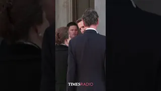 Princess Anne arrives at the funeral of the former King of Greece, Constantine II in Athens