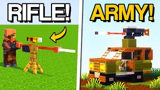 Minecraft: 15 BEST Military Build Hacks & Ideas!