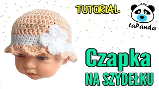 PROSTA CZAPKA NA SZYDEŁKU DLA NIEMOWLAKA [#1] *Jak zrobić* - LaPanda CROCHET BABY HAT