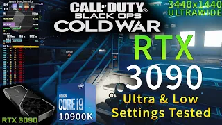 Call of Duty: Black Ops Cold War | RTX 3090 | i9 10900K 5.2GHz | Ultra & Low | ULTRAWIDE 3440x1440