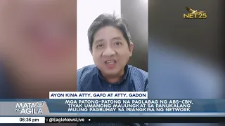 Mga patong-patong na paglabag ng ABS-CBN, tiyak umanong mauungkat