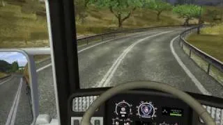 Euro Truck Simulator 2008 EUmap13 Lisbon-Madrid part1