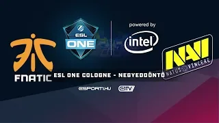 [HU] ESL One Cologne 2018 - Negyeddöntők - NA'Vi vs. Fnatic (Overpass)