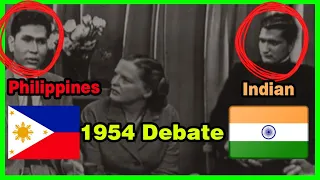 Communism as a domestic problem debate video - Youngsters from  UK India Philippines and Norway 1954