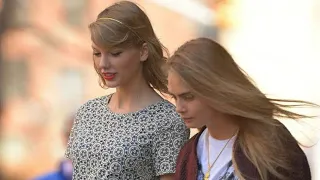 Taylor Swift and Cara Delevingne friendship moments
